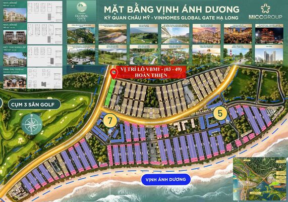 VAD28 - (Liền Kề Hoàn Thiện Lô Chẵn 02-56 - Diện tích 60m2 - Mặt đường 13m) - Vịnh Ánh Dương - Phân Khu Châu Mỹ- Vinhomes Hạ Long Xanh (Vinhomes Global Gate Hạ Long)