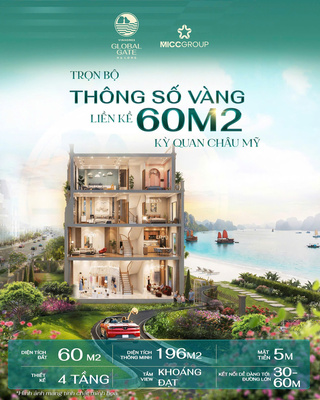 VAD16 - (Lô Chẵn 22-34) - Vịnh Ánh Dương - Phân Khu Châu Mỹ- Vinhomes Hạ Long Xanh (Vinhomes Global Gate Hạ Long)